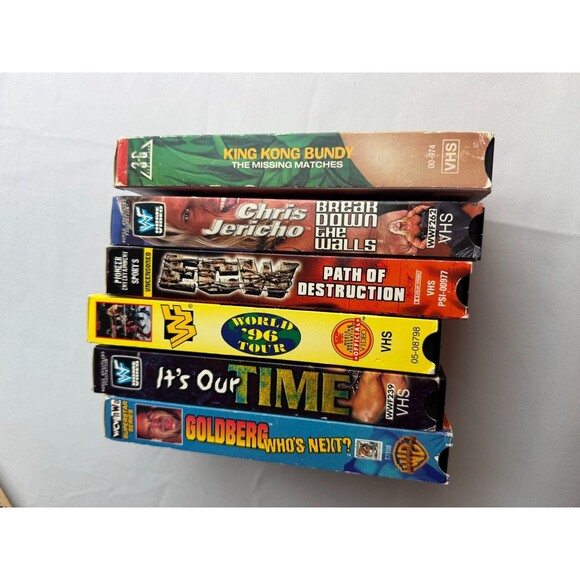 WWF- World Wrestling Federation VHS Lot Of 6: Bundy/Jericho/Triple H/Chyna - Picture 3 of 5